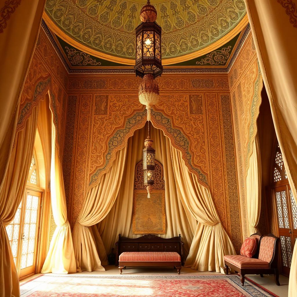 Arabesque Embroidered Drapes