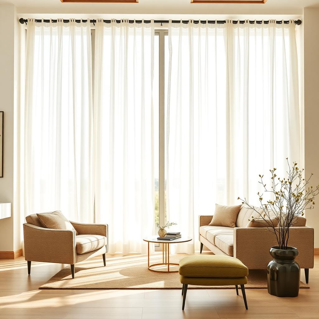 Eyelet Sheer Curtains