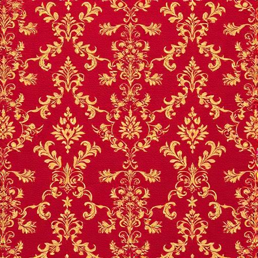 Arabesque Jacquard in Burgundy