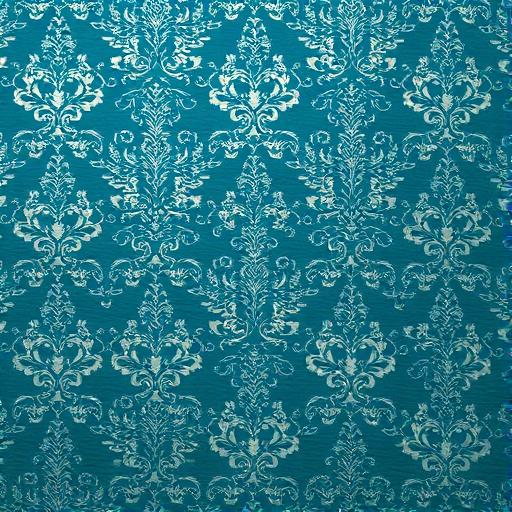 Arabesque Jacquard in Teal