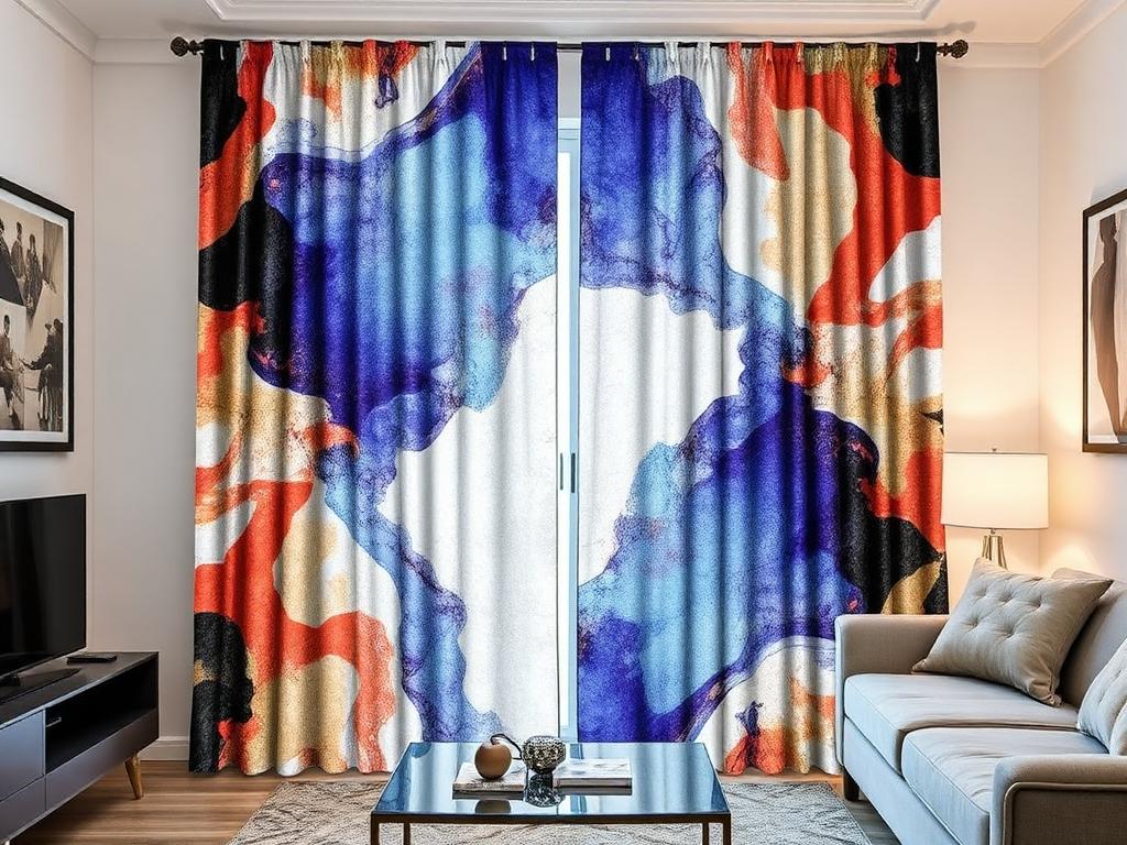 Digitally Printed Curtains