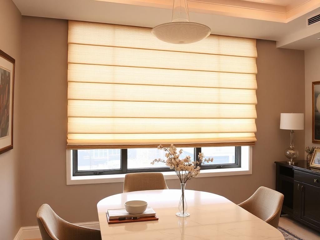 Flat Roman Blinds