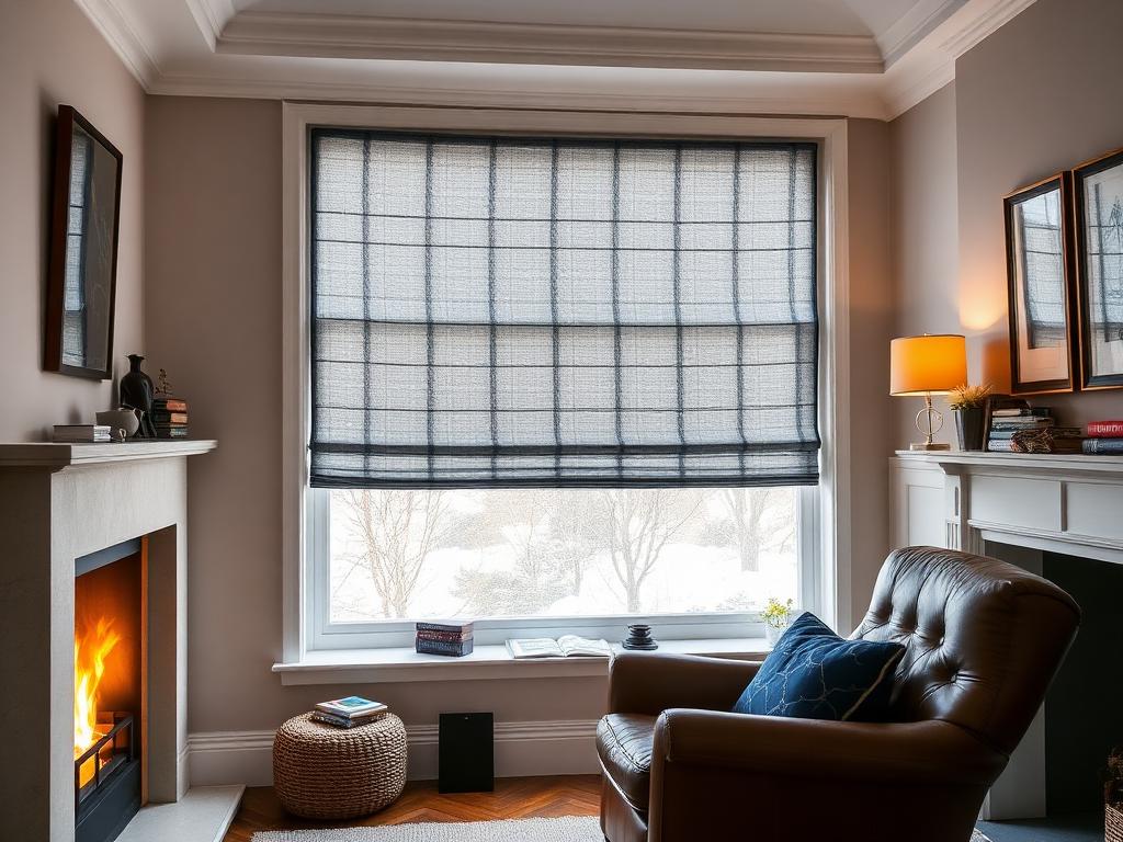 Thermal Roman Blinds